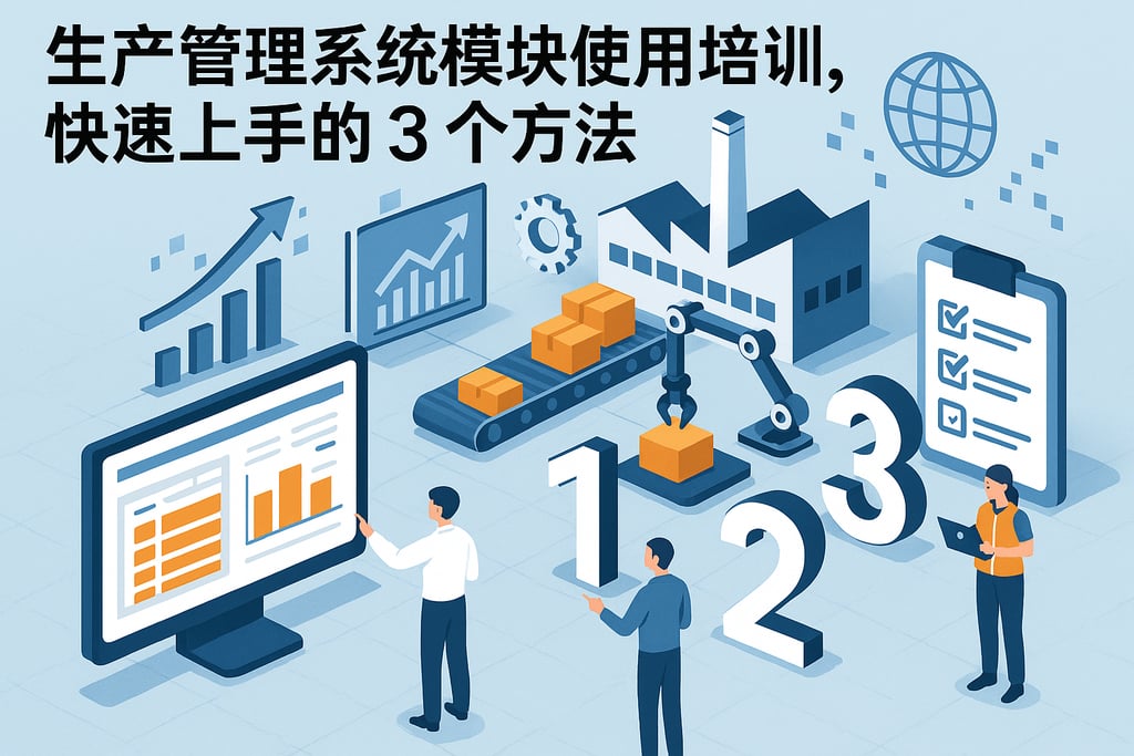 生产管理系统模块使用培训，快速上手的 3 个方法